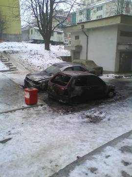 Две коли изгоряха в Плевен