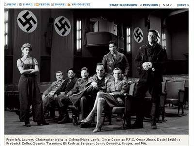 Брад Пит трепе нацисти във филм на Тарантино