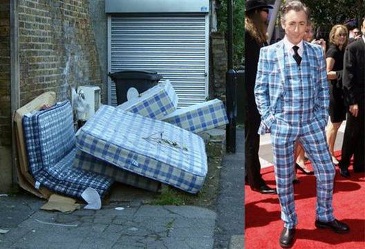Funny: Celebs with clothes like mattresses (23 Pics)