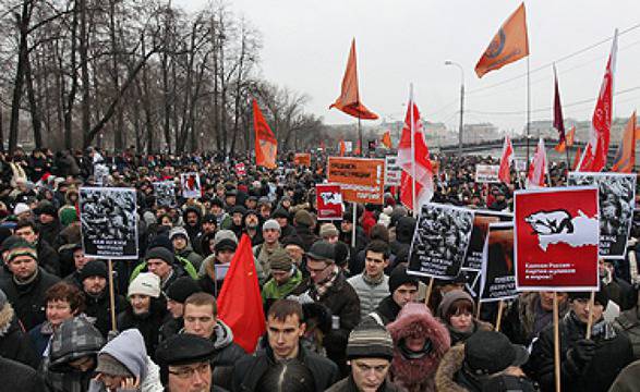 Масови протести в Русия срещу Владимир Путин