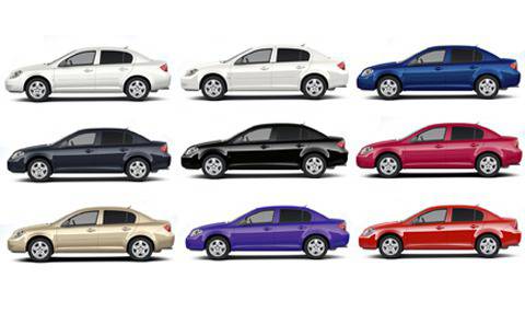 Най-популярните автомобилни цветове за 2012-а