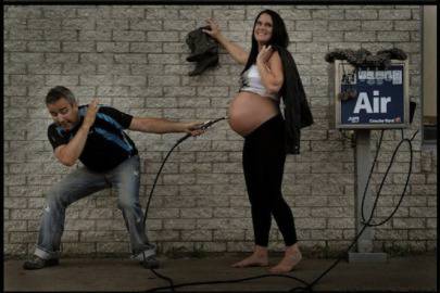 Удивителна фотосесия на бременността (снимки)