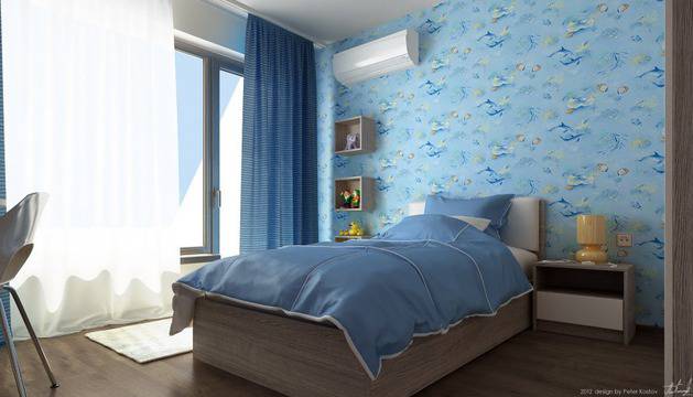 Детска стая в синьо