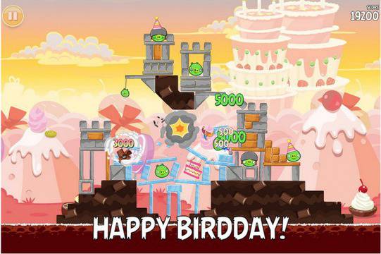 Angry Birds празнува 3-ти рожден ден с 30 нови нива