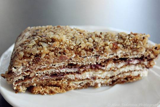 Френска селска торта с боровинки