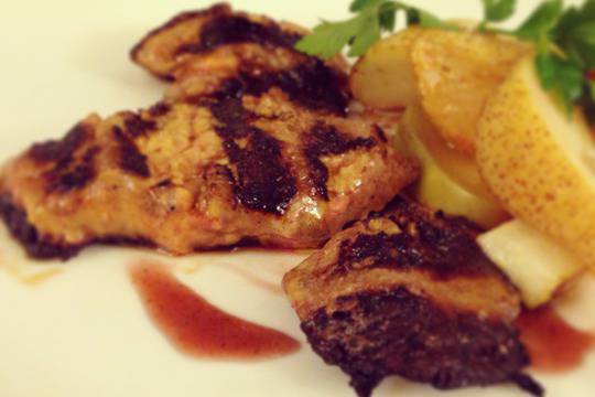 Гъши дроб на скара