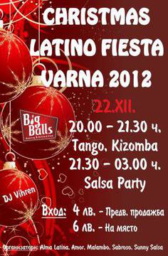 Коледна Фиеста с Латино танци във Варна