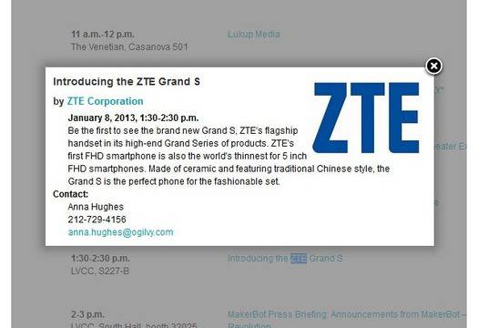 И ZTE работи по смартфон с 5-инчов дисплей