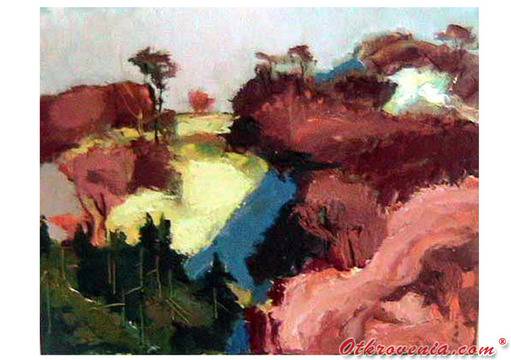 ivliter – Есенни пътеки – картина: Живопис, Маслени бои