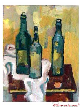 ivliter – Натюрморт с бутилки – картина: Живопис, Маслени бои