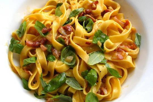 Талиатели „Карбонара“