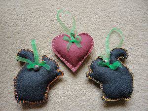 Бърза и лесна коледна украса от плат