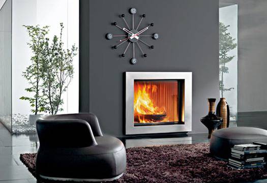 Камина с водна риза на дърва IDRO 70 23KW – EdilKamin