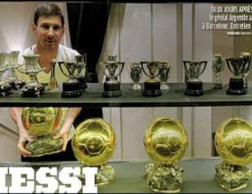 Меси: Радвам се на „Златната топка“, но по-важни са титлите