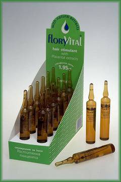 Стимулант за коса с растителна плацента – 12 ампули x 20 ml