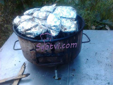 Заек на скара