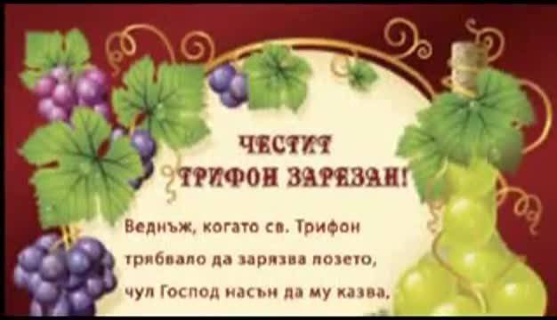 Честит Трифон Зарезан! Наздраве!