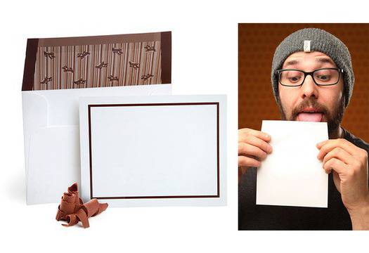 Пощенски пликове с вкус на шоколад за Свети Валентин