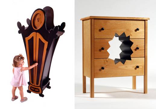 Най-странните и забавни мебели в света