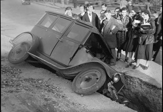 Автомобилни катастрофи от началото на миналия век