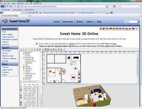 Безплатен софтуер за интериорен дизайн – Sweet Home 3D