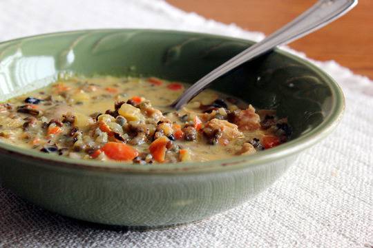 Гъбена супа с ориз здравословно