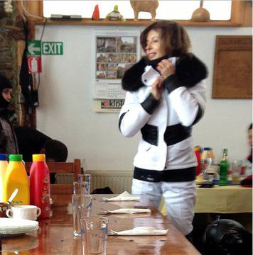 Цветелина Бориславова кара ски с Трайчо и Дянков (снимки)