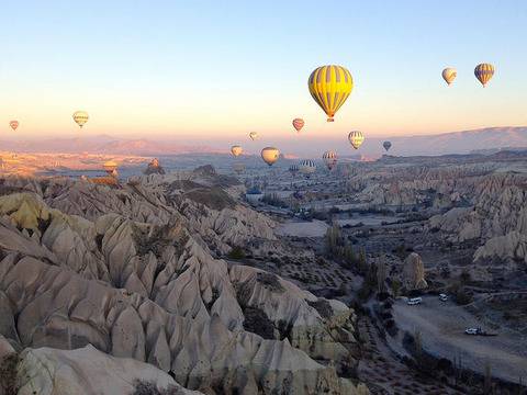 Над Кападокия с балон