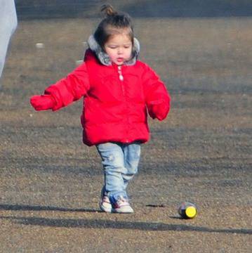 Харпър Севън се увлича по футбола
