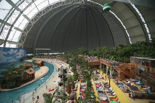 Тропически курорт посред зима