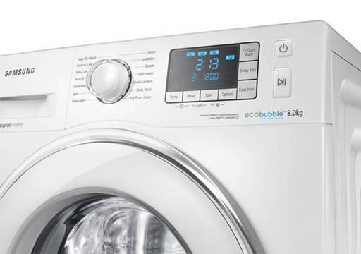 Samsung WF80F5E: Нова Eco Bubble перална за практичния дом