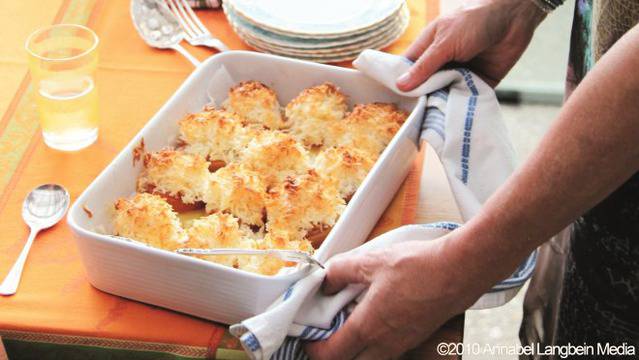 Кайсии с глазура от кокоски