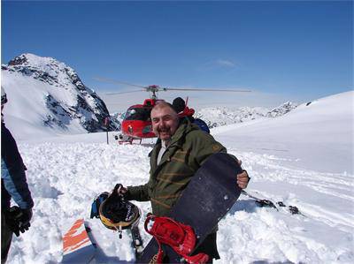 Ути Бъчваров 1 седмица кара сноуборд в Алпите