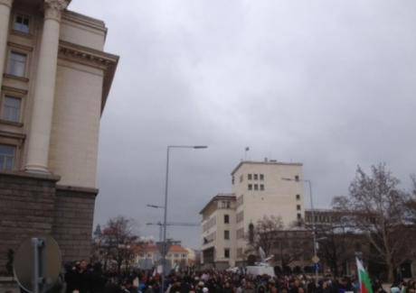 София беше залята от протестиращи