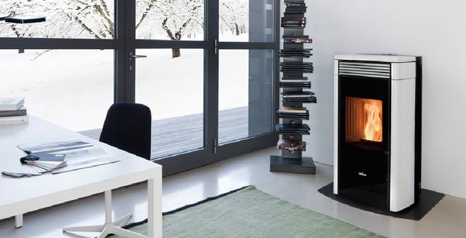 Камина на пелети с водна риза HR100 – 14kW