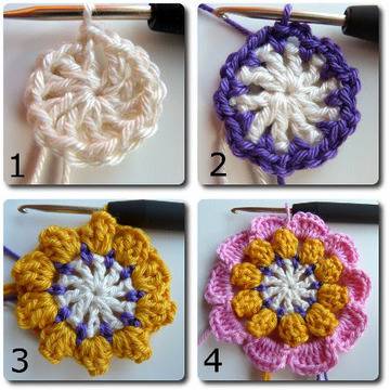 Баварско плетено цвете