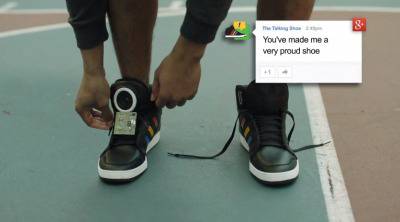Google и Adidas създадоха говорещи обувки
