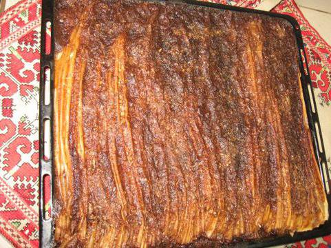 Сладка баница `Ветрило` с какао, портокал и кокосови стърготини