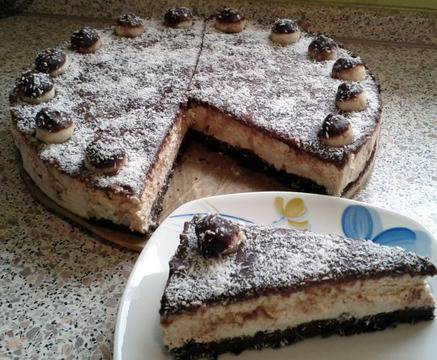 Кокосово-шоколадов чийзкейк – Катерина