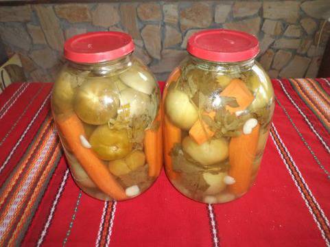 Туршия от зелени домати