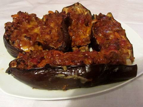 Пълнени патладжани /Папуцаки-Гърция/