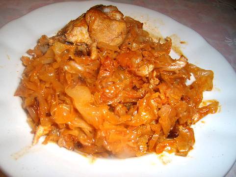 Пиле с кисело зеле