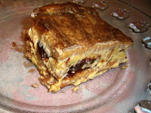 Постна бисквитена торта