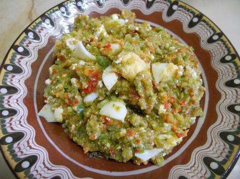 Лютика със сирене и яйца