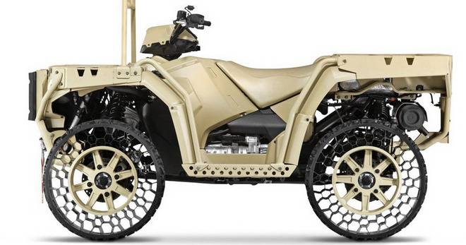 Polaris въвежда гуми без въздух за машините си догодина