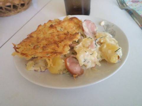 Запеканка с кренвирши