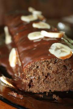 Сладкиш с шоколад и банани