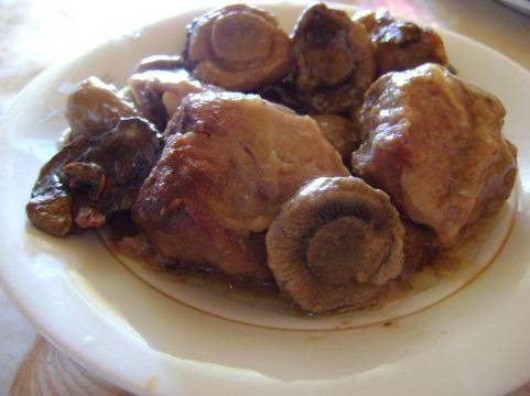 Телешко с гъби