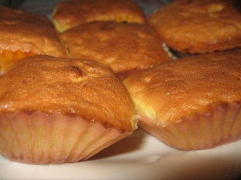 Мъфини с помело, мандарини и шоколад