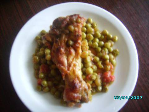 Патешко с грах